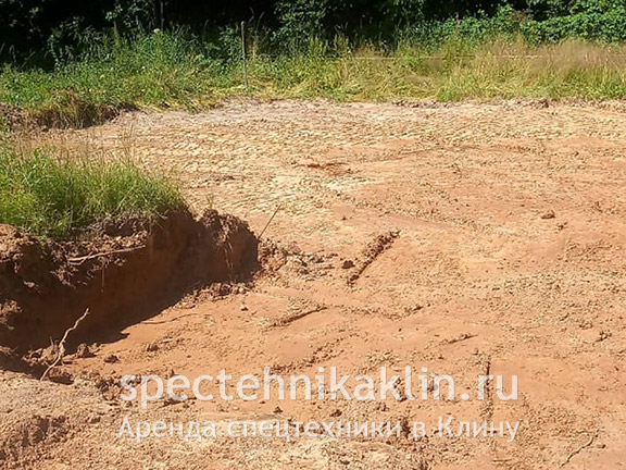 Выравнивание и планировка участка в Клину